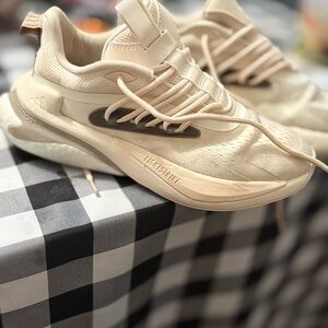 adidas Cream Athletic Shoes